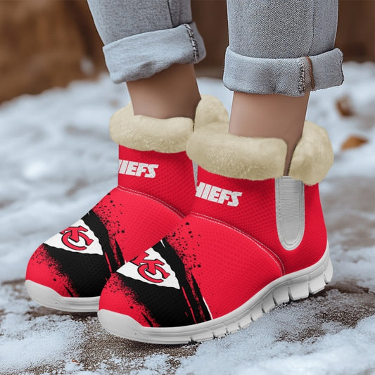 Kansas City Chiefs Comfy Winter Snow Boots AZDDWSB000091