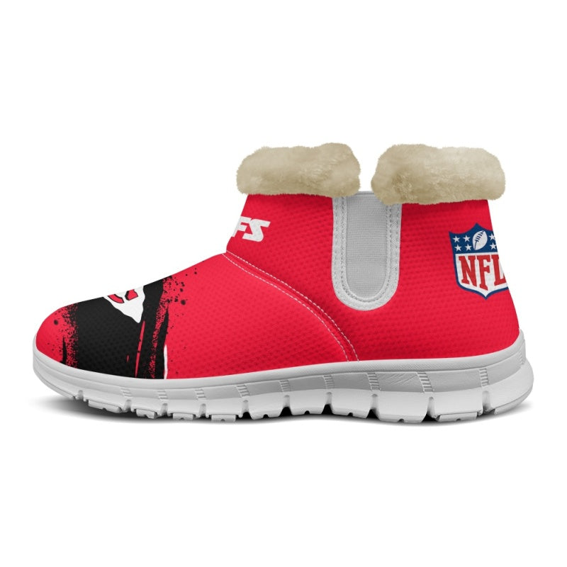 Kansas City Chiefs Comfy Winter Snow Boots AZDDWSB000091