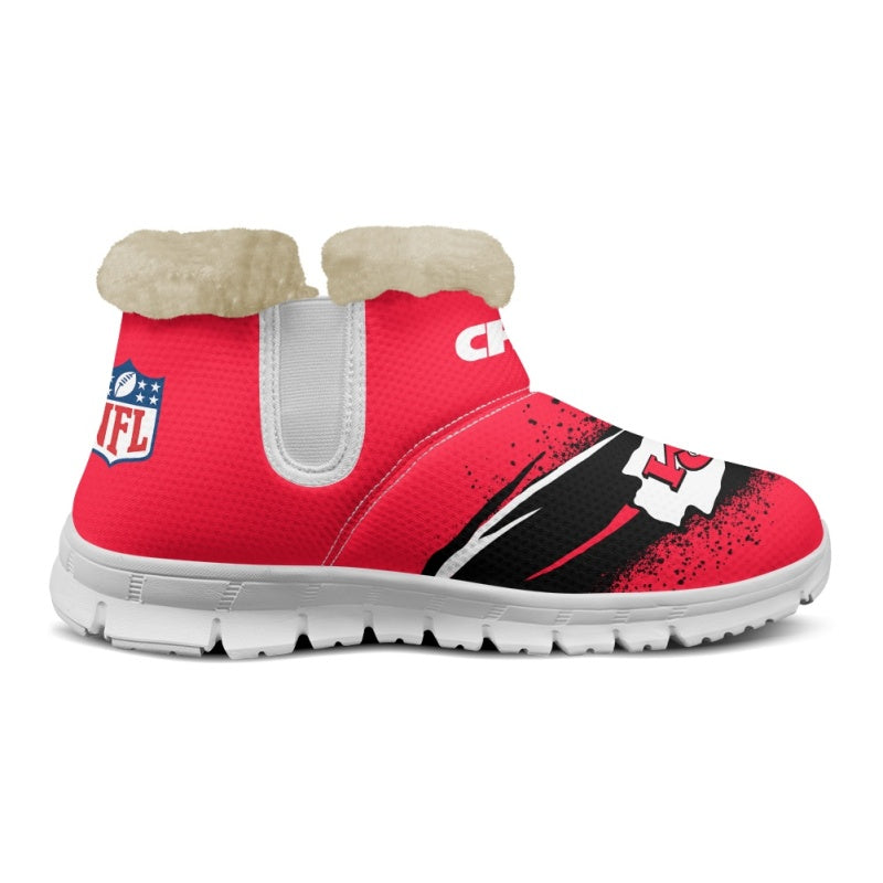 Kansas City Chiefs Comfy Winter Snow Boots AZDDWSB000091