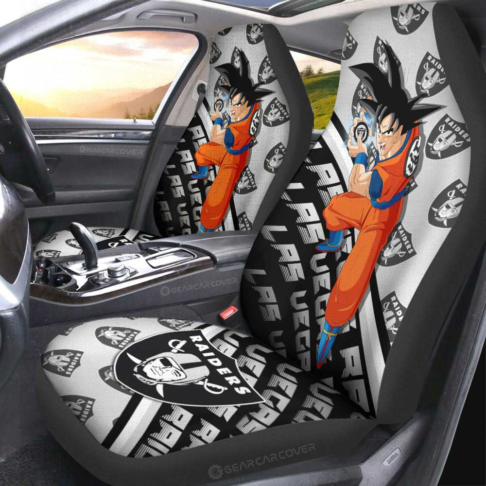 Las Vegas Raiders Car Seat Covers Goku AZBTCSC000026