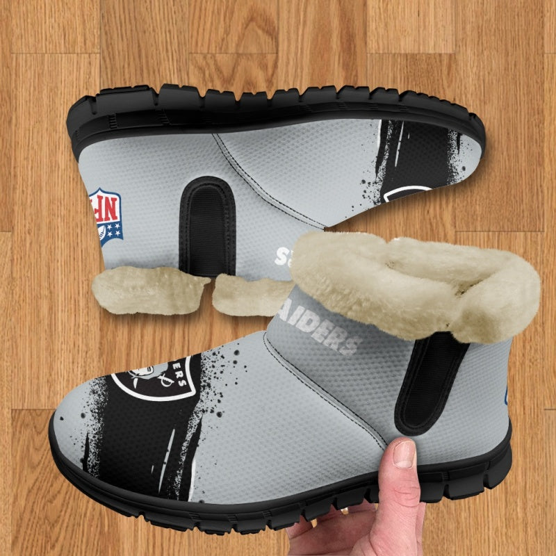 Las Vegas Raiders Comfy Winter Snow Boots AZDDWSB000092