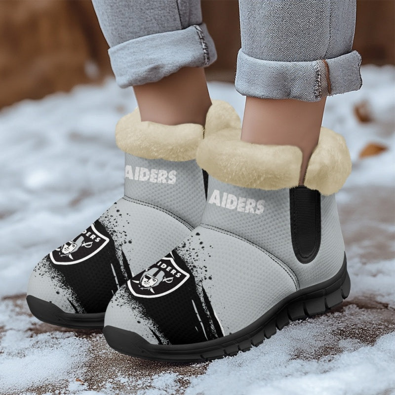 Las Vegas Raiders Comfy Winter Snow Boots AZDDWSB000092