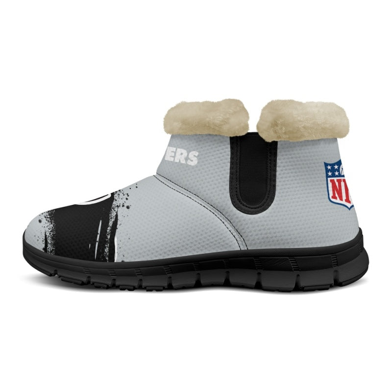 Las Vegas Raiders Comfy Winter Snow Boots AZDDWSB000092
