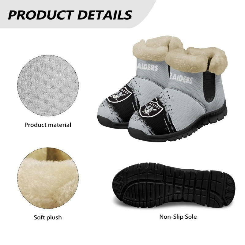 Las Vegas Raiders Comfy Winter Snow Boots AZDDWSB000092