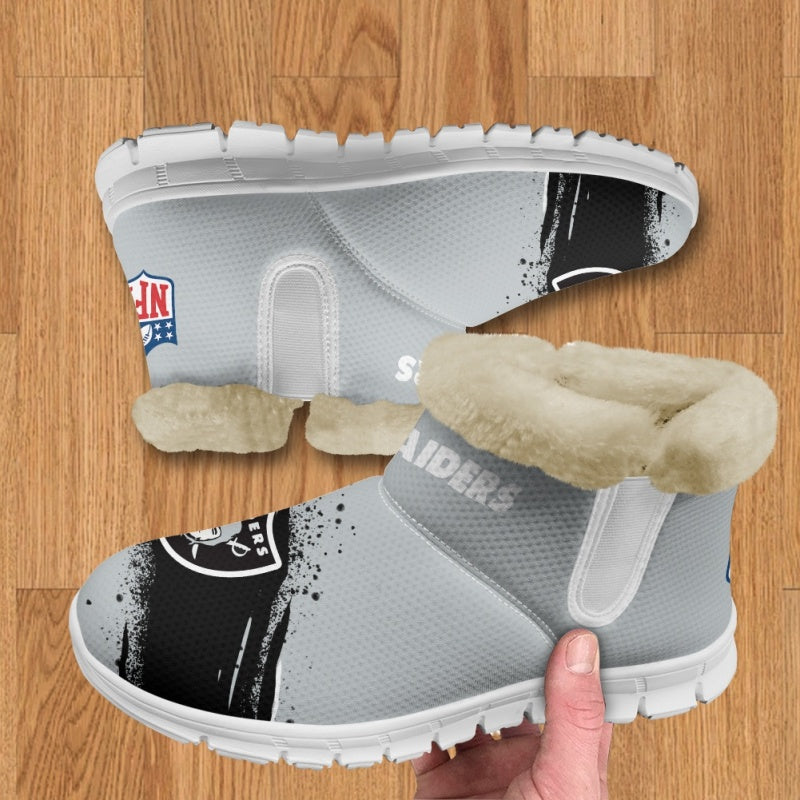 Las Vegas Raiders Comfy Winter Snow Boots AZDDWSB000092
