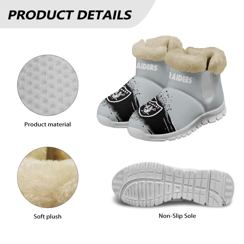 Las Vegas Raiders Comfy Winter Snow Boots AZDDWSB000092
