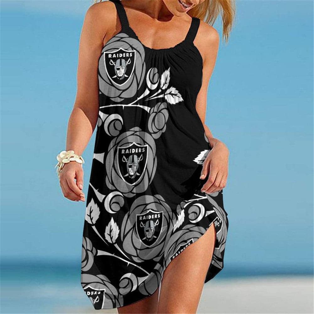 Las Vegas Raiders Beach Dress BG208