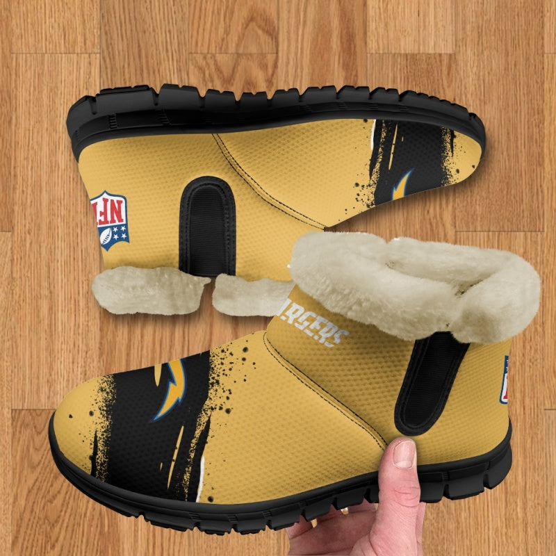Los Angeles Chargers Comfy Winter Snow Boots AZDDWSB000093