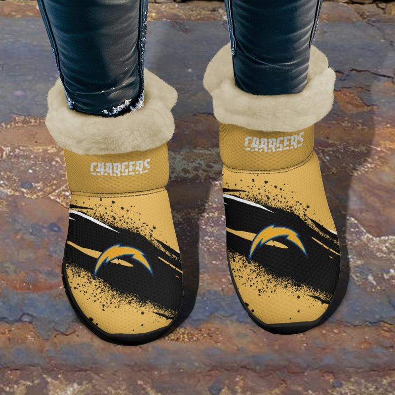 Los Angeles Chargers Comfy Winter Snow Boots AZDDWSB000093