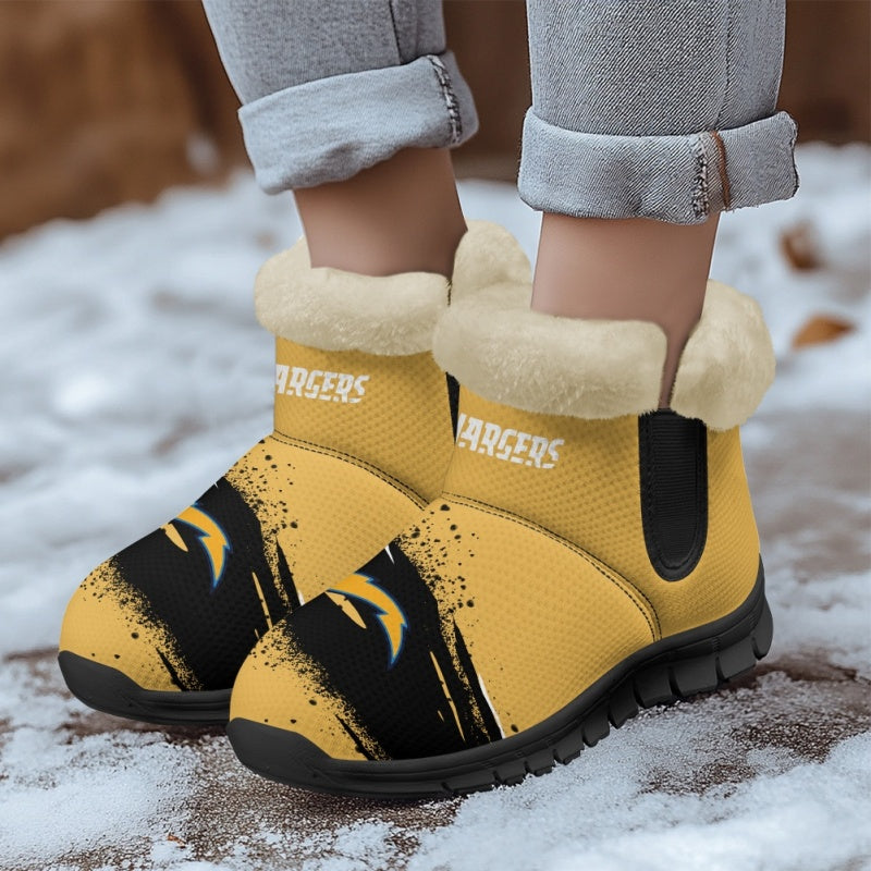Los Angeles Chargers Comfy Winter Snow Boots AZDDWSB000093