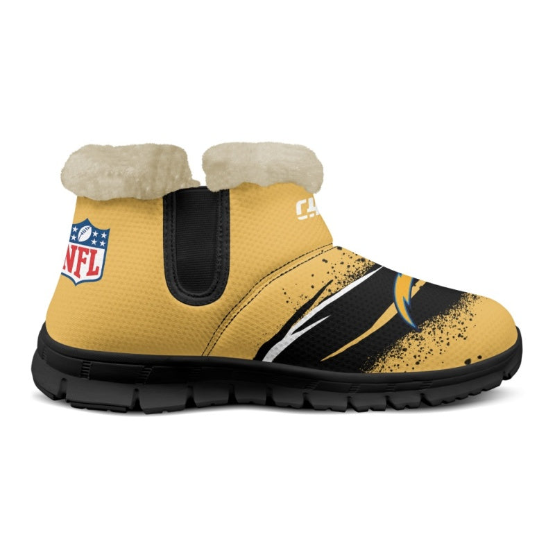 Los Angeles Chargers Comfy Winter Snow Boots AZDDWSB000093