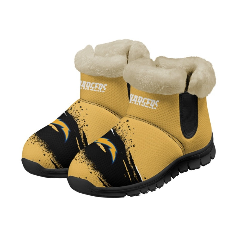 Los Angeles Chargers Comfy Winter Snow Boots AZDDWSB000093