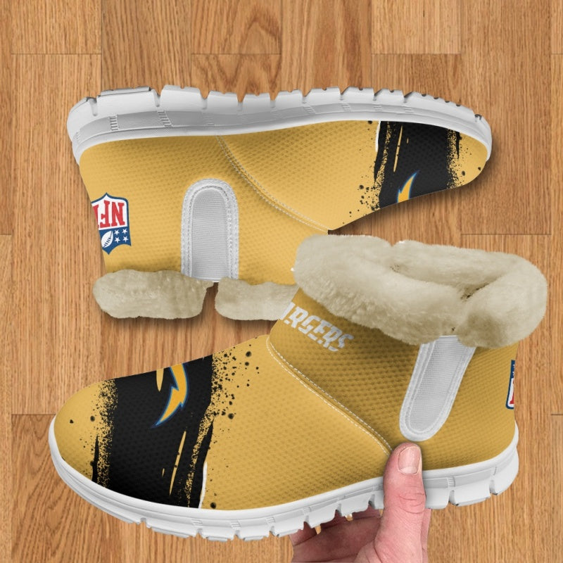 Los Angeles Chargers Comfy Winter Snow Boots AZDDWSB000093
