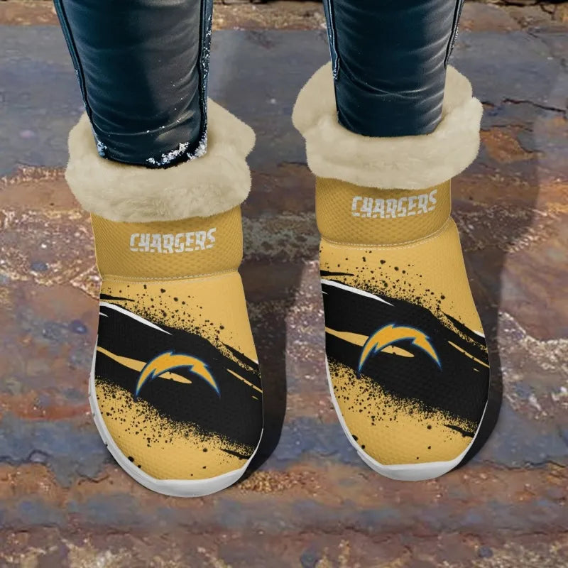 Los Angeles Chargers Comfy Winter Snow Boots AZDDWSB000093