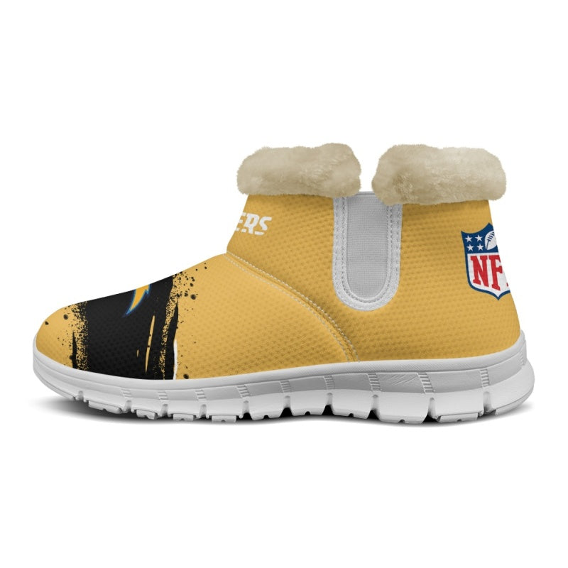 Los Angeles Chargers Comfy Winter Snow Boots AZDDWSB000093