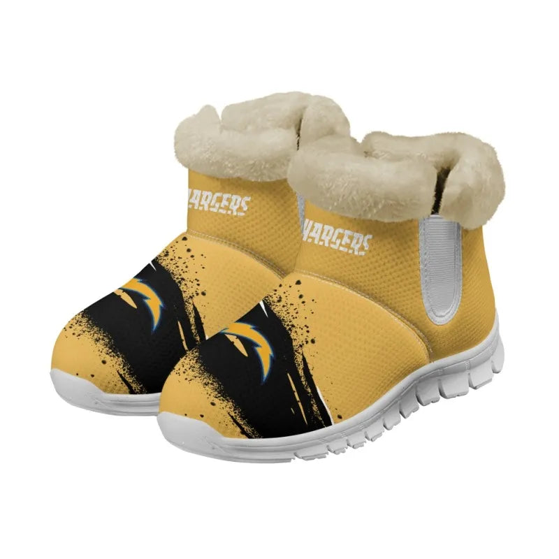 Los Angeles Chargers Comfy Winter Snow Boots AZDDWSB000093