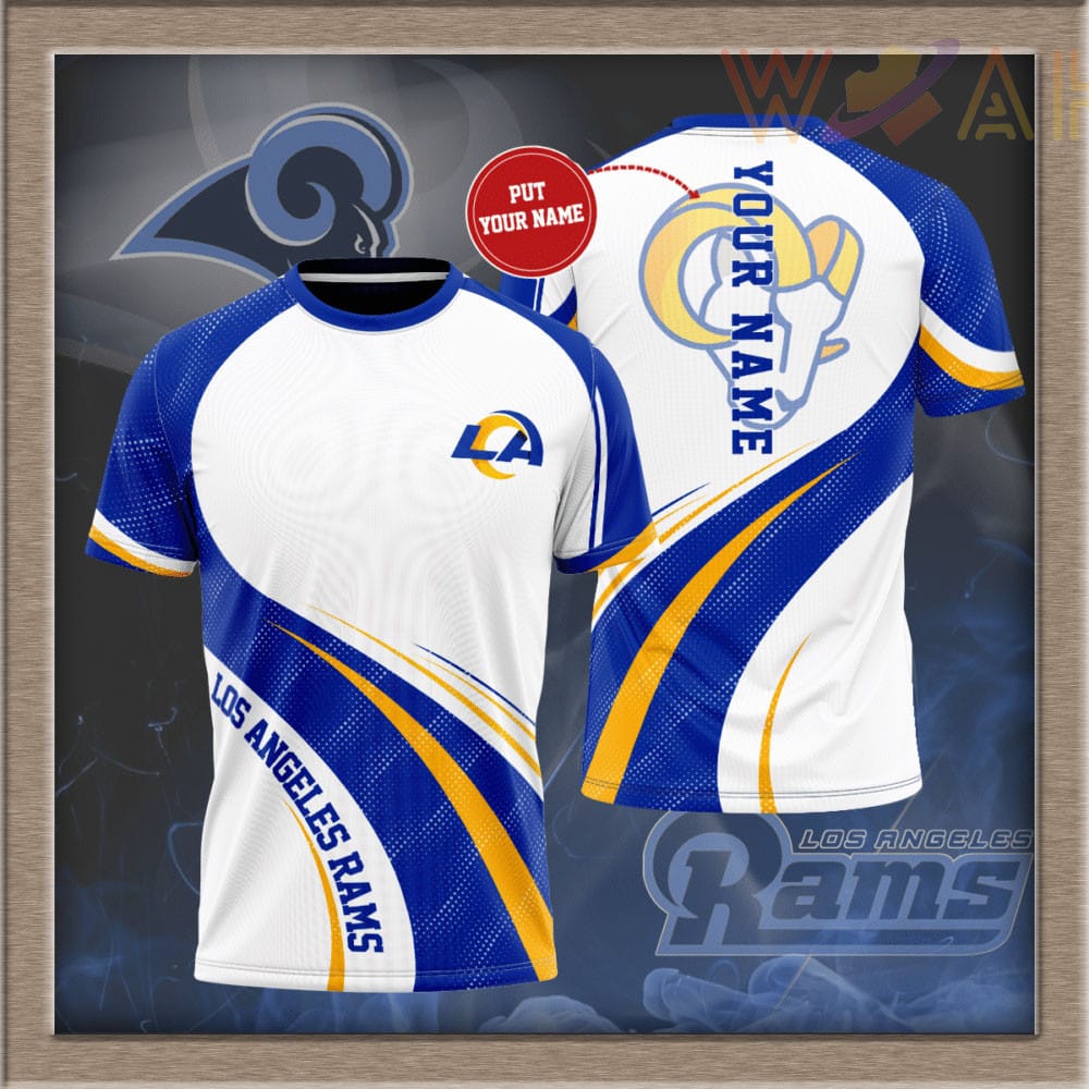 Los Angeles Rams Personalized 3D T-shirt BG382