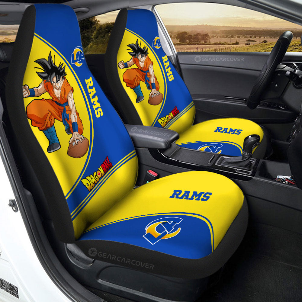 Los Angeles Rams Car Seat Covers Goku AZBTCSC000028