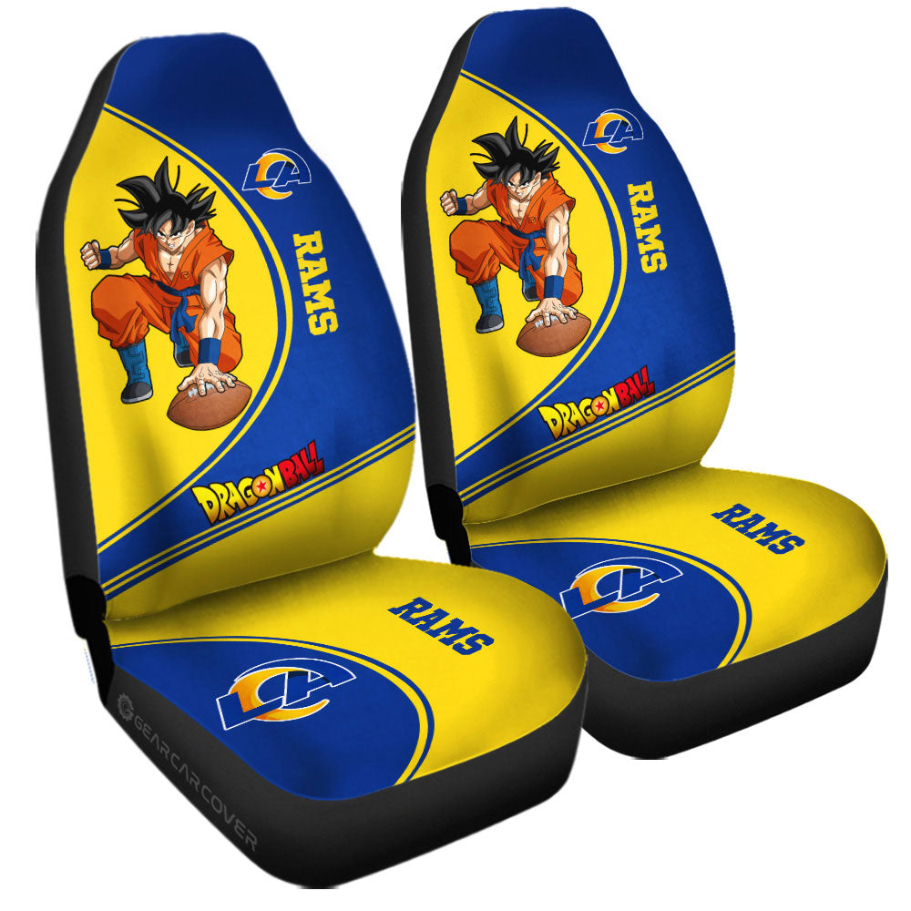 Los Angeles Rams Car Seat Covers Goku AZBTCSC000028