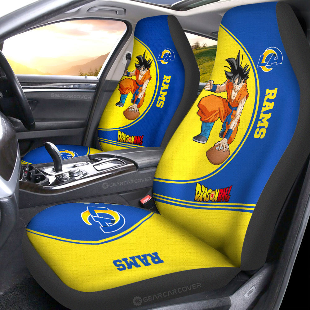 Los Angeles Rams Car Seat Covers Goku AZBTCSC000028