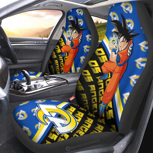 Los Angeles Rams Car Seat Covers Goku AZBTCSC000029