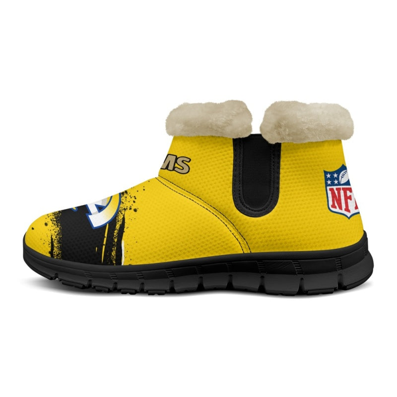 Los Angeles Rams Comfy Winter Snow Boots AZDDWSB000074