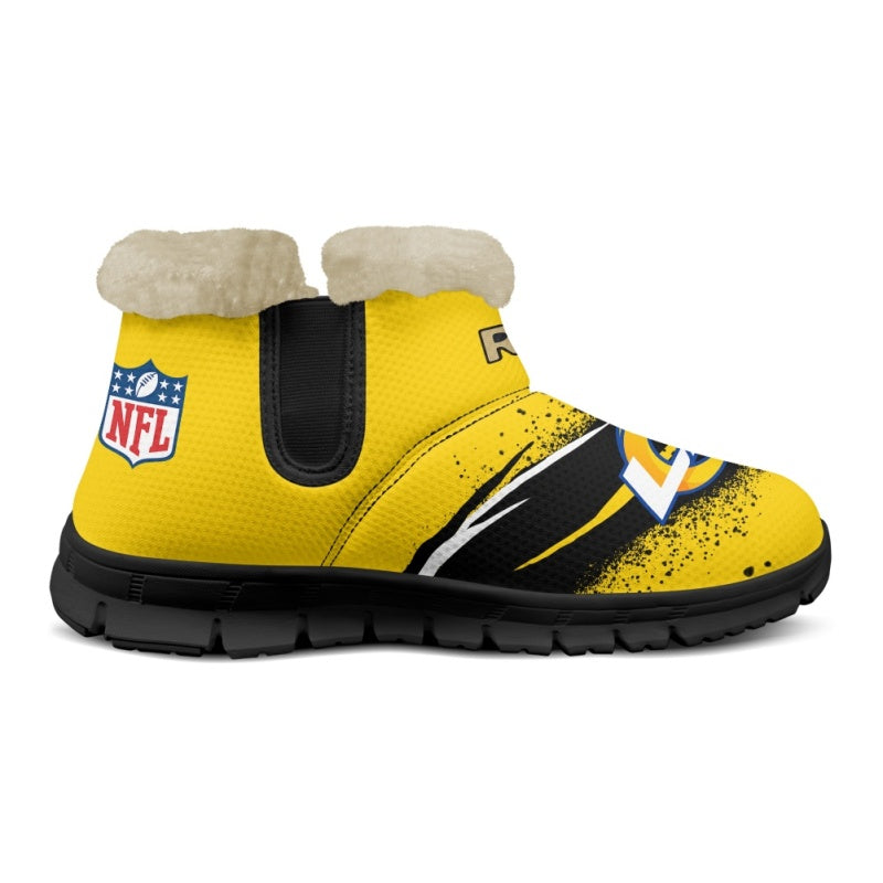 Los Angeles Rams Comfy Winter Snow Boots AZDDWSB000074