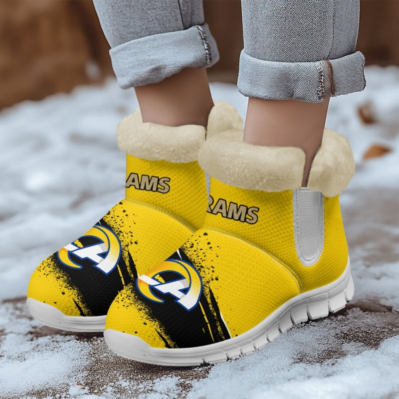 Los Angeles Rams Comfy Winter Snow Boots AZDDWSB000074