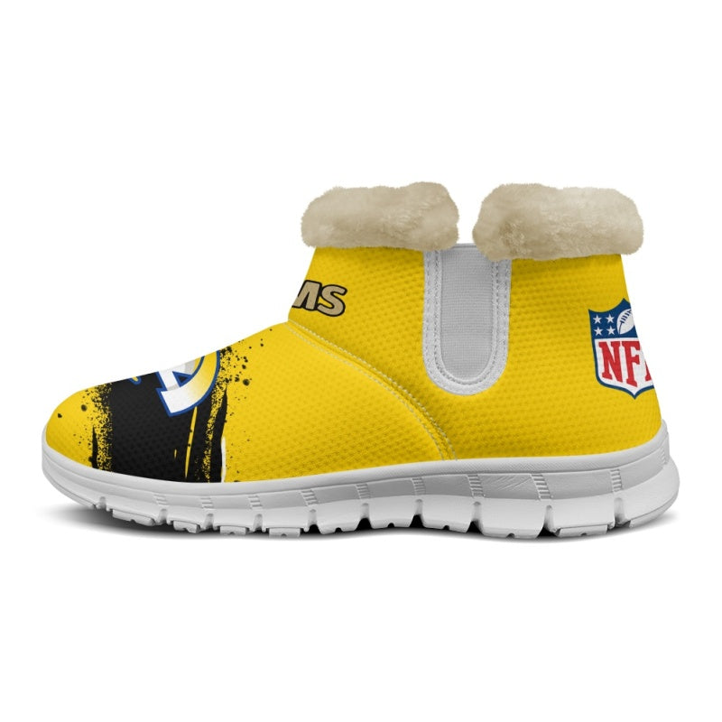 Los Angeles Rams Comfy Winter Snow Boots AZDDWSB000074