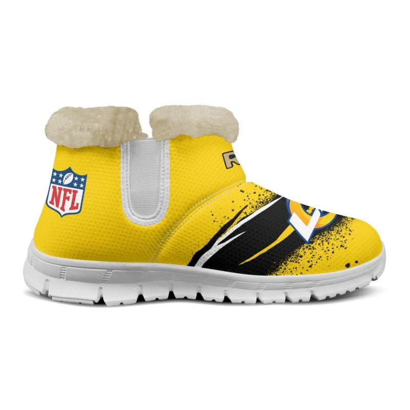 Los Angeles Rams Comfy Winter Snow Boots AZDDWSB000074