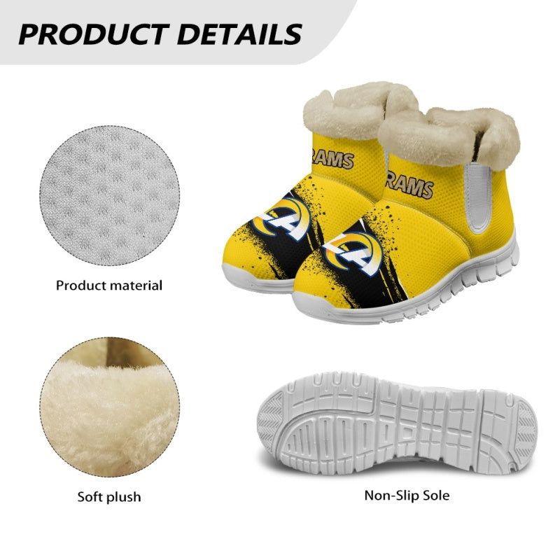 Los Angeles Rams Comfy Winter Snow Boots AZDDWSB000074