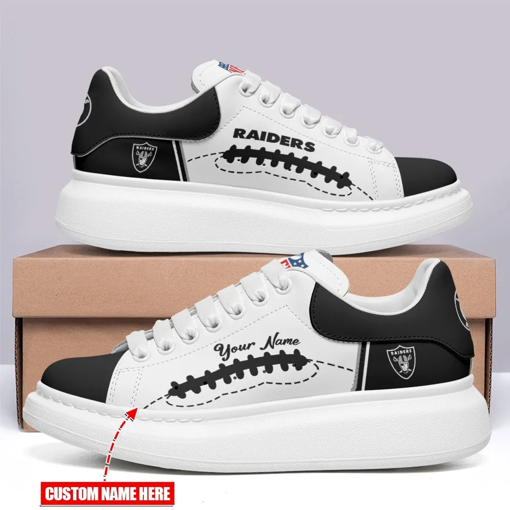 Las Vegas Raiders Personalized MQ Sneakers BG40