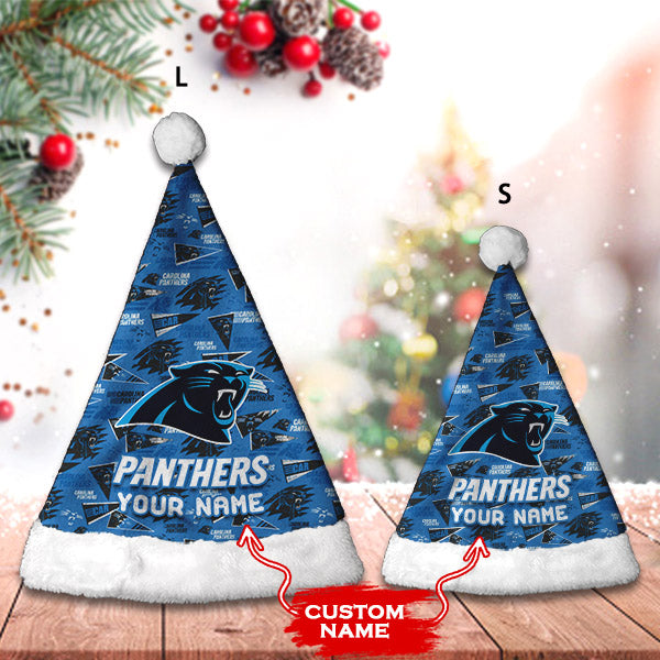 Carolina Panthers Personalized Christmas Hat AZCRMHAT005