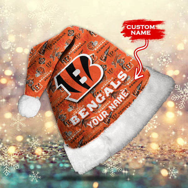 Cincinnati Bengals Personalized Christmas Hat AZCRMHAT007