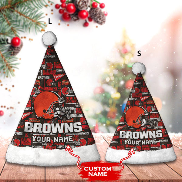 Cleveland Browns Personalized Christmas Hat AZCRMHAT008