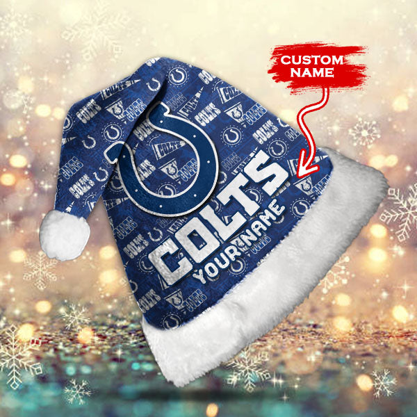 Indianapolis Colts Personalized Christmas Hat AZCRMHAT014
