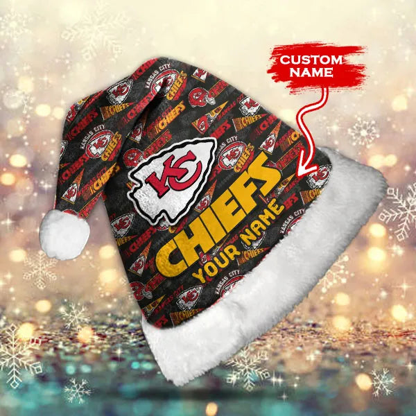 Kansas City Chiefs Personalized Christmas Hat AZCRMHAT016