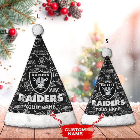 Las Vegas Raiders Personalized Christmas Hat AZCRMHAT017