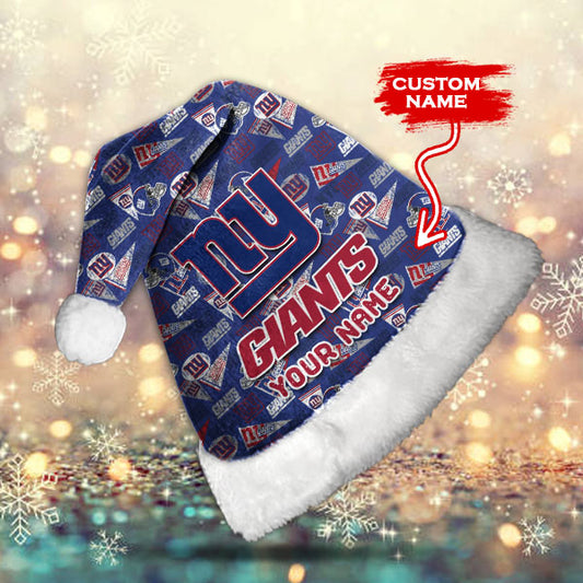 New York Giants Personalized Christmas Hat AZCRMHAT024