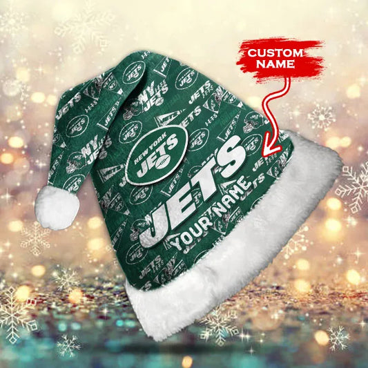 New York Jets Personalized Christmas Hat AZCRMHAT025