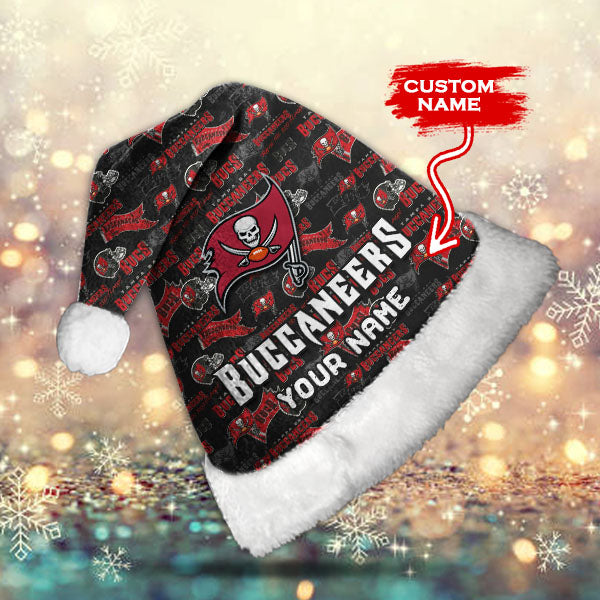 Tampa Bay Buccaneers Personalized Christmas Hat AZCRMHAT030