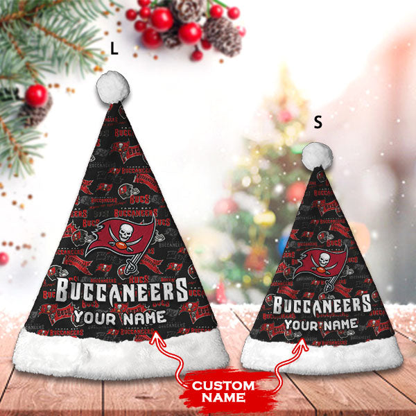 Tampa Bay Buccaneers Personalized Christmas Hat AZCRMHAT030