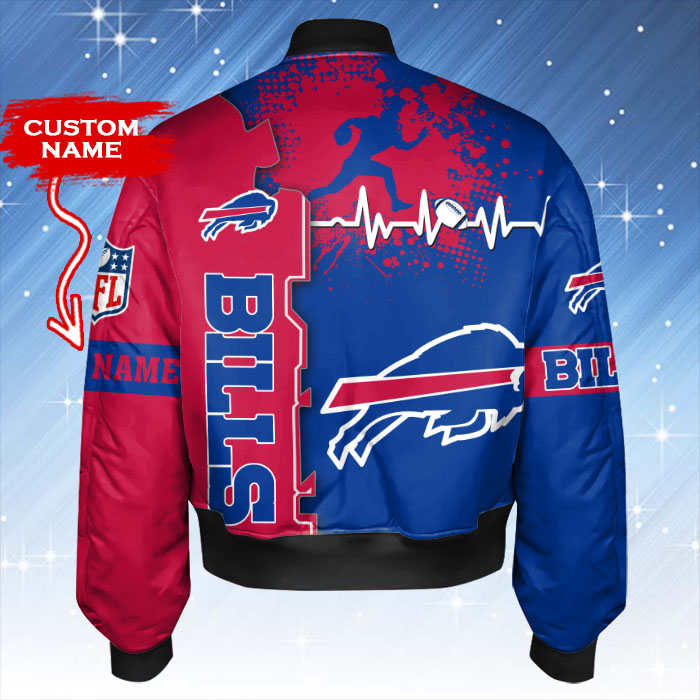 Buffalo Bills Personalized Thick Bomber Jacket CSBBT145