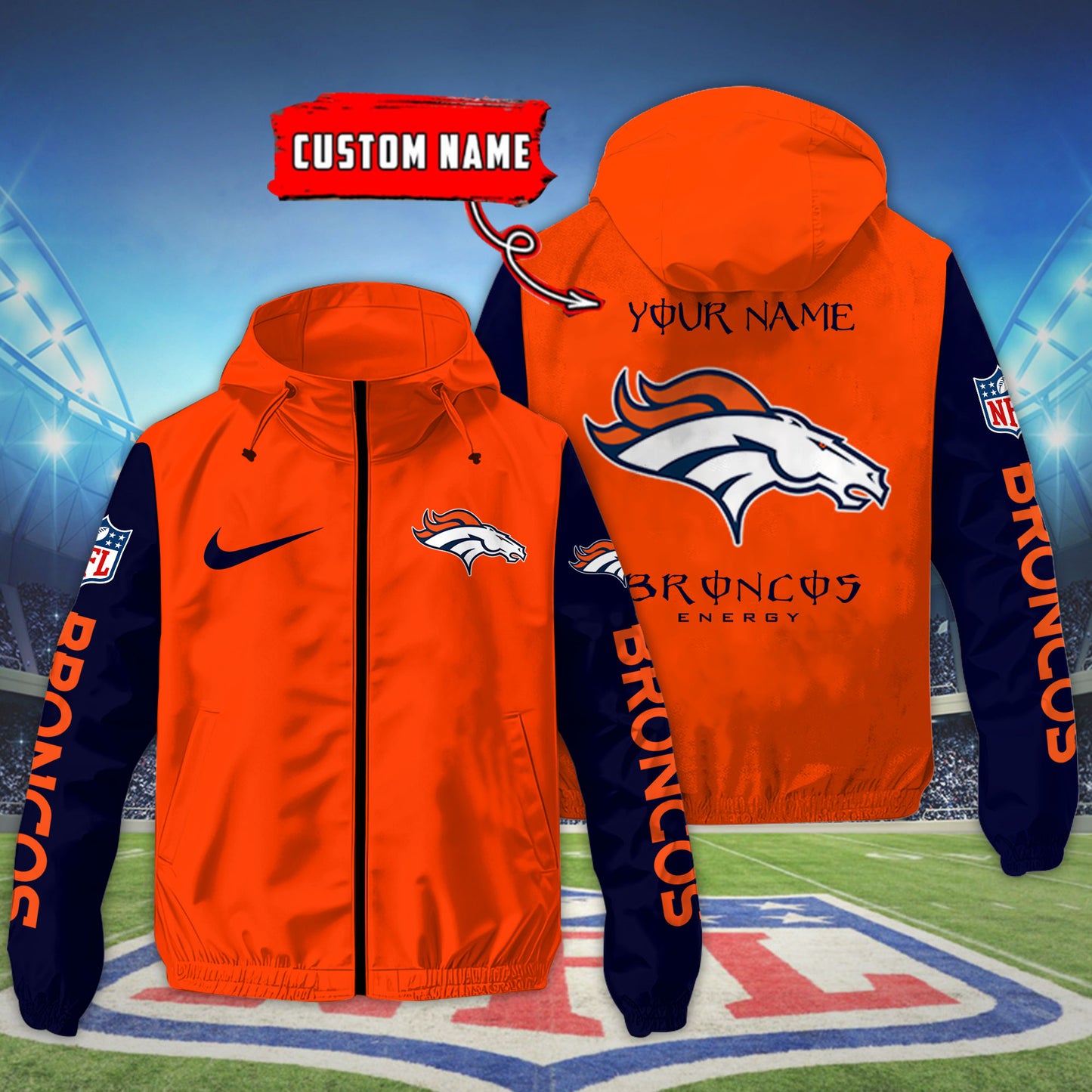 Denver Broncos Outdoor Jacket AZBTOJ000066