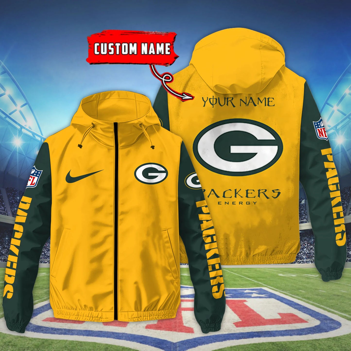 Green Bay Packers Outdoor Jacket AZBTOJ000068