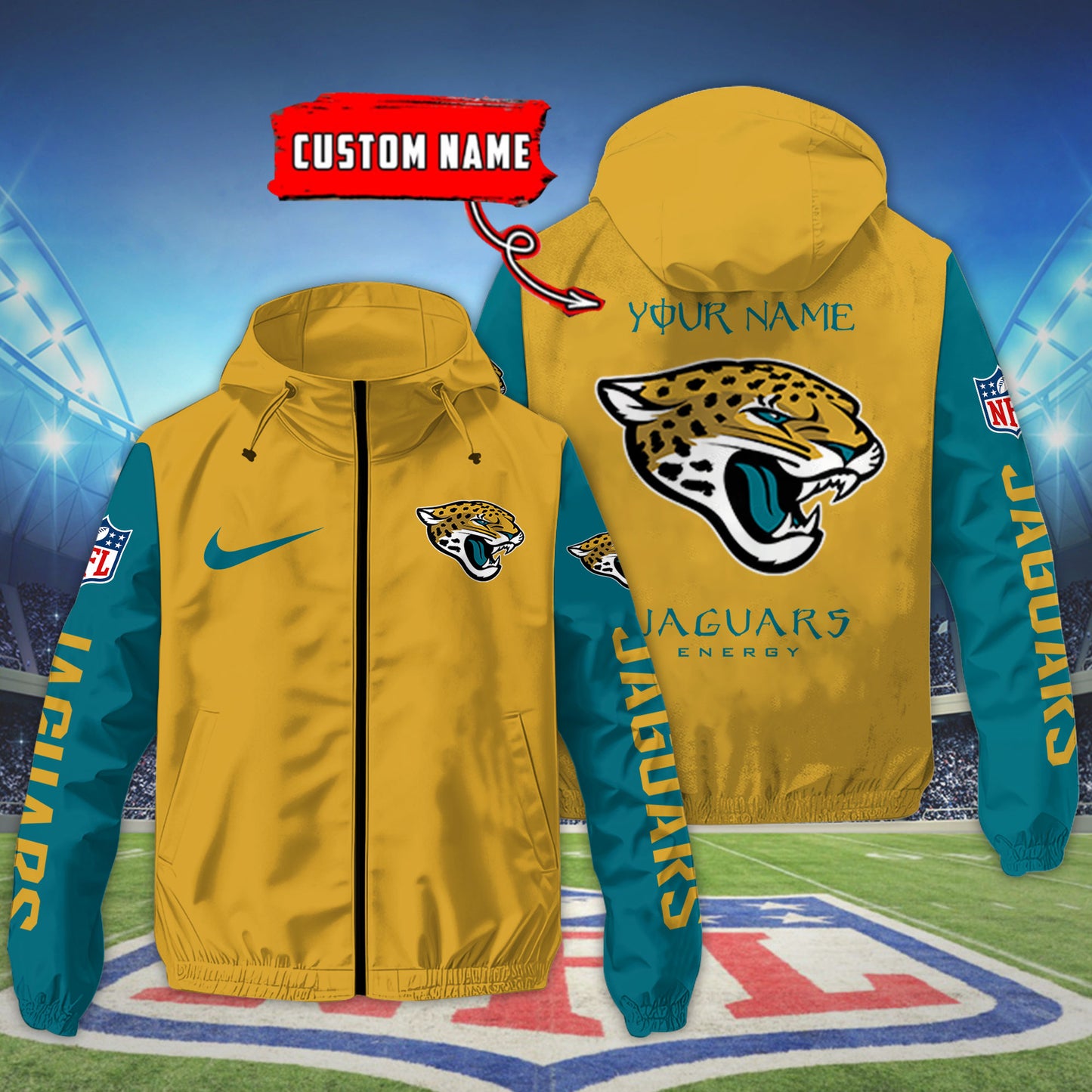Jacksonville Jaguars Outdoor Jacket AZBTOJ000071