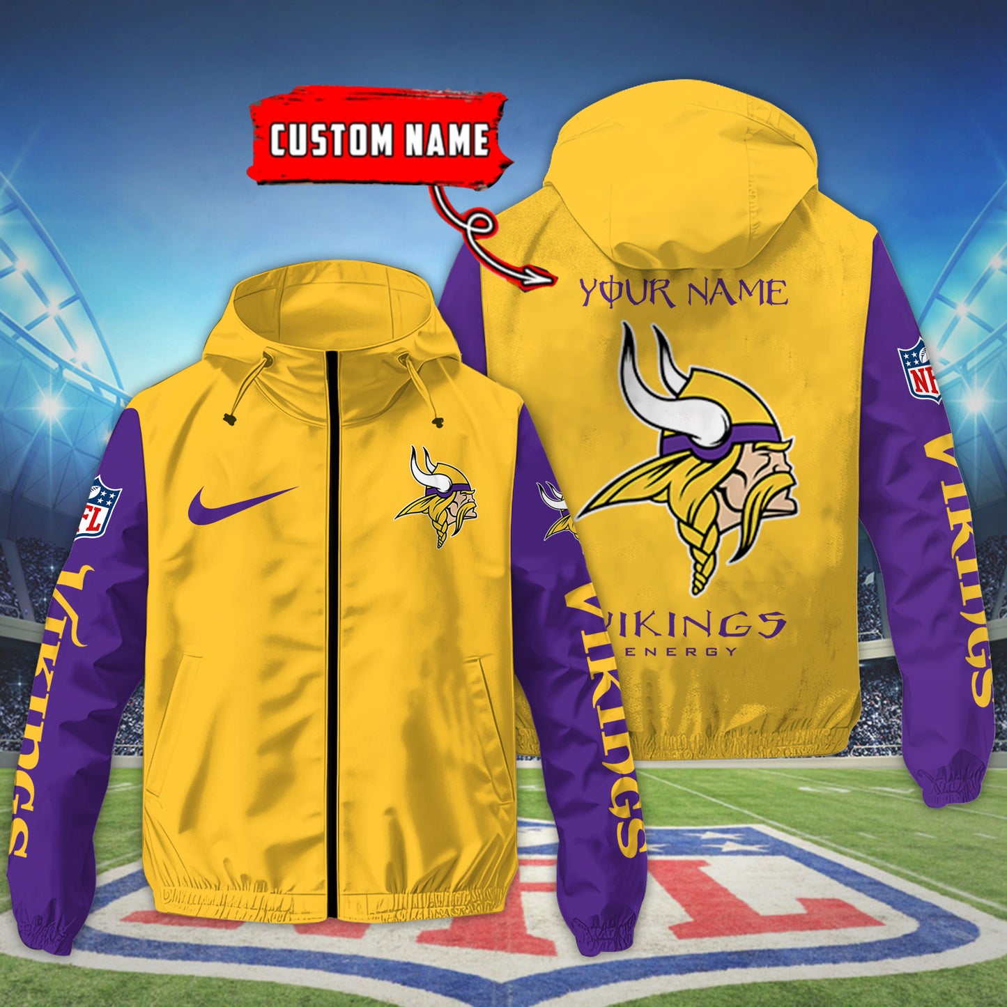 Minnesota Vikings Outdoor Jacket AZBTOJ000074