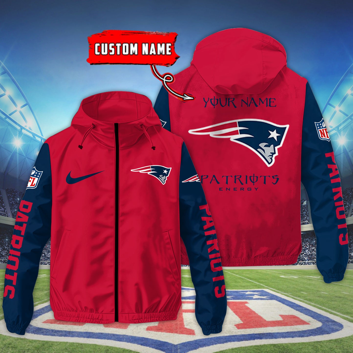 New England Patriots Outdoor Jacket AZBTOJ000075