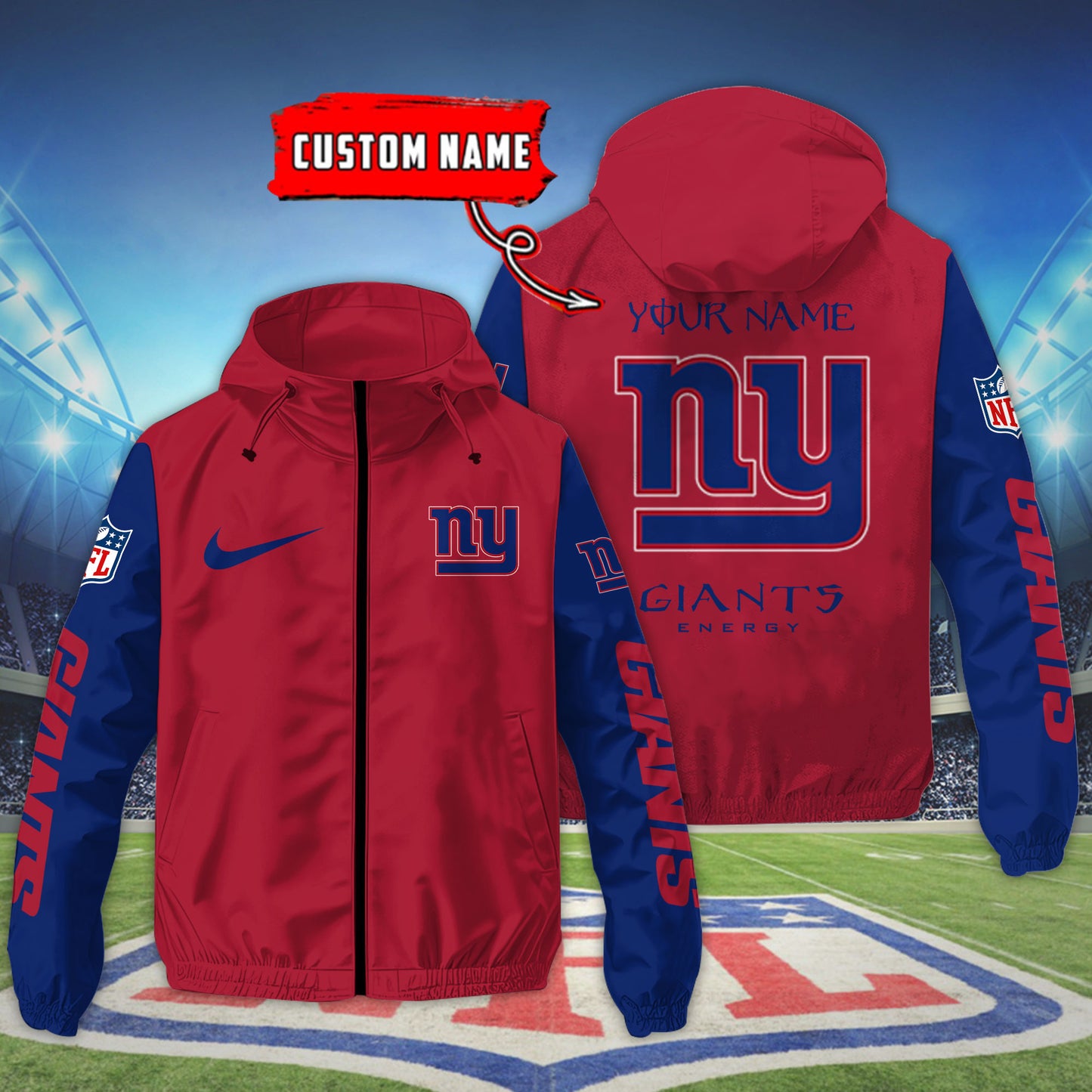 New York Giants Outdoor Jacket AZBTOJ000077