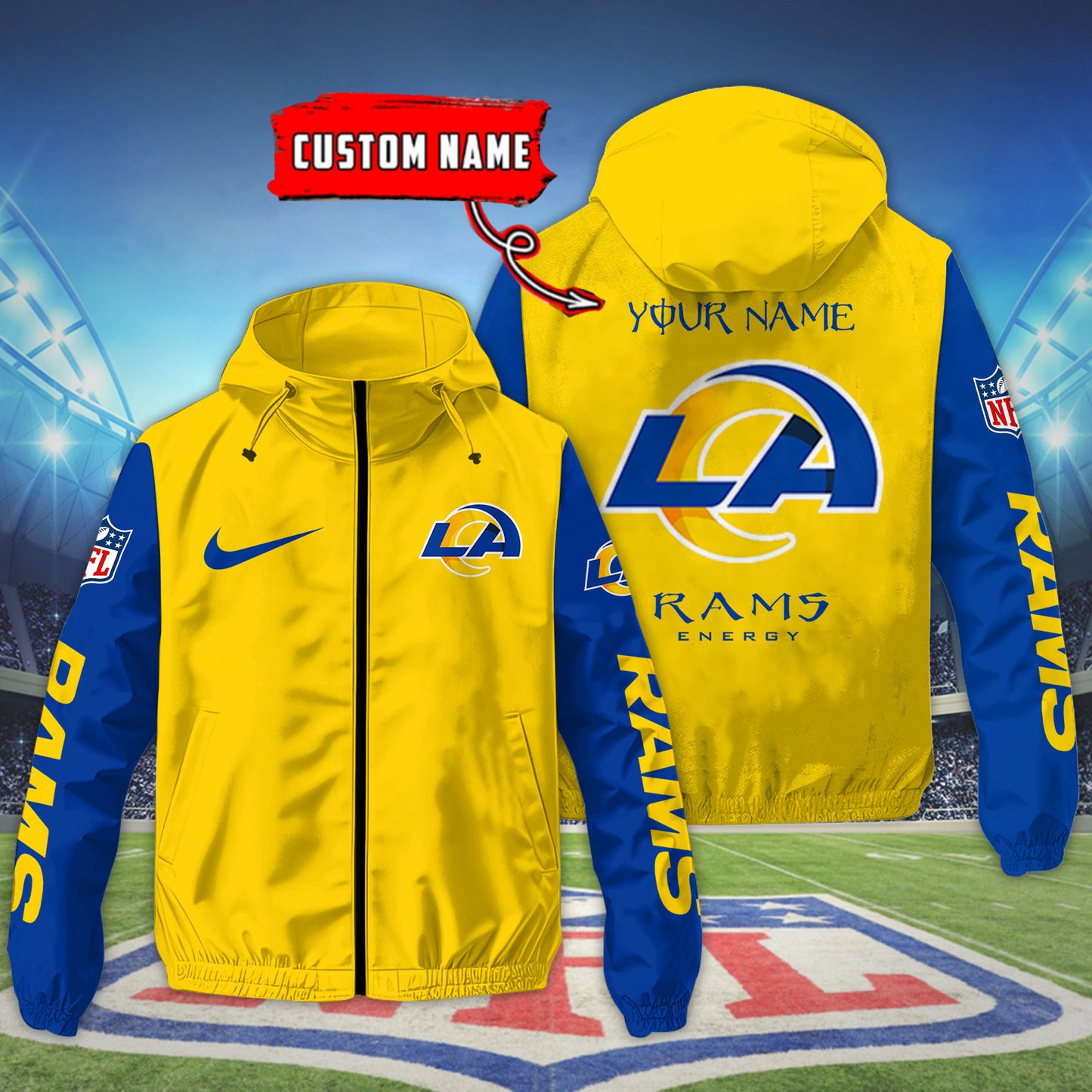 Los Angeles Rams Outdoor Jacket AZBTOJ000082